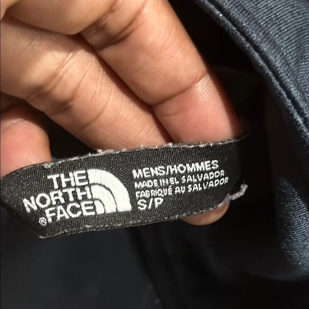 The North Face Lightweight 1/2 zip light canyonlands jacket navy fleece
